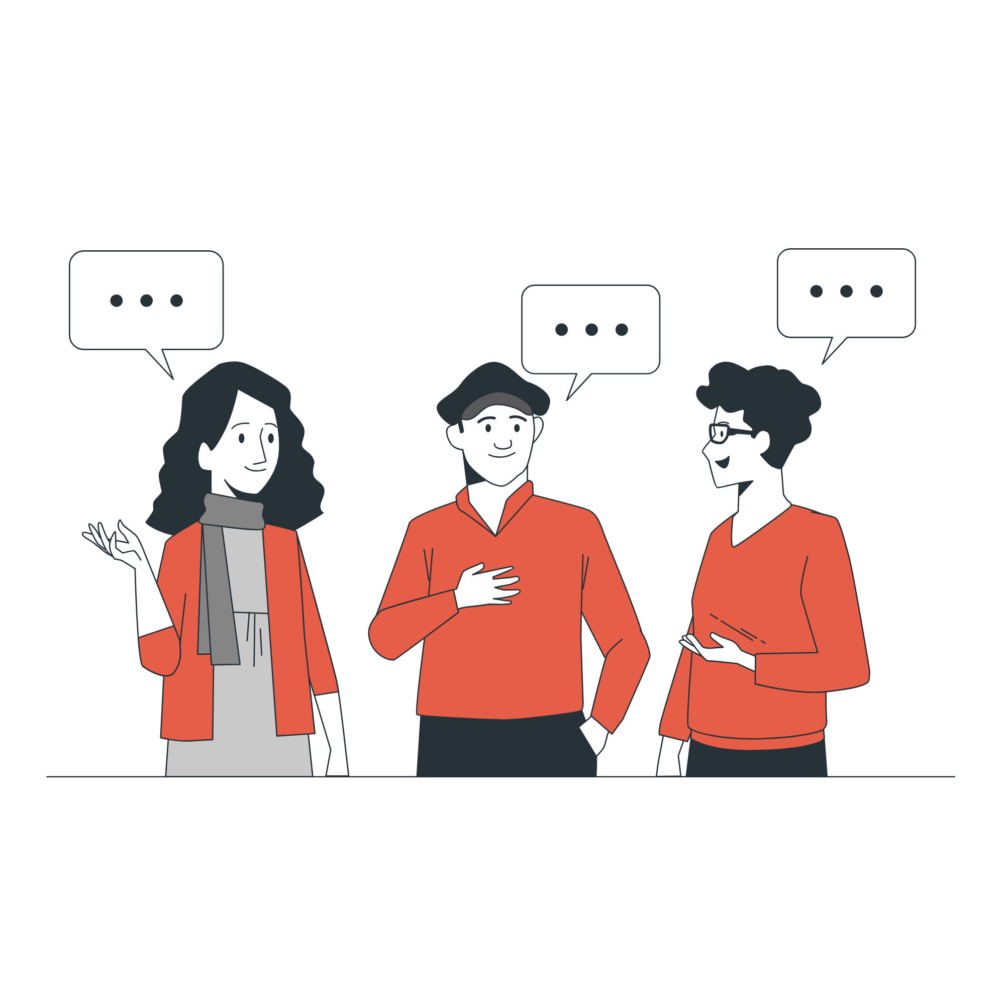 People talking